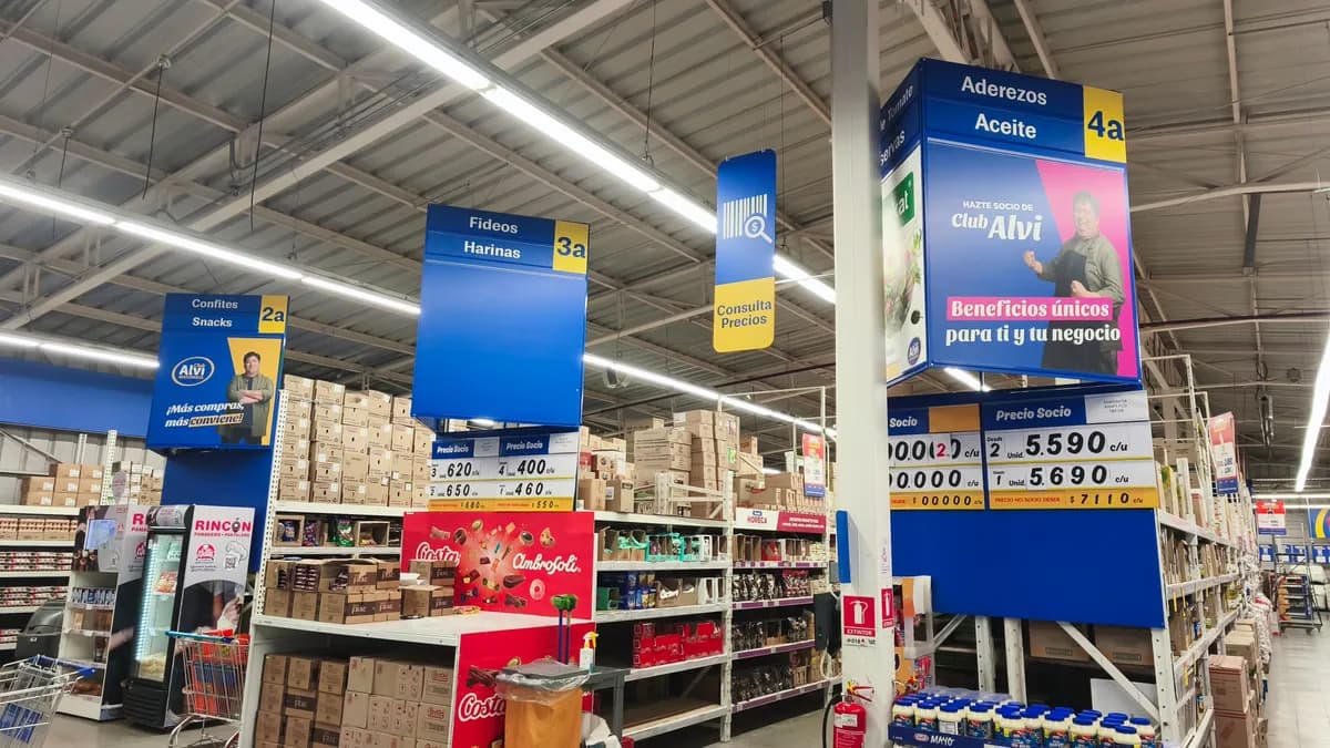 Impresion y senaletica para Supermercado Alvi Puerto Montt